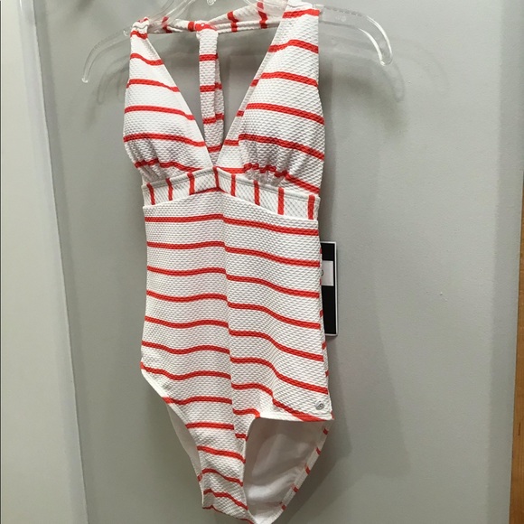 New! Craghoppers Swimsuit Striped One Piece Bathing Suit with Insect Shield SZ 6 - Picture 10 of 16